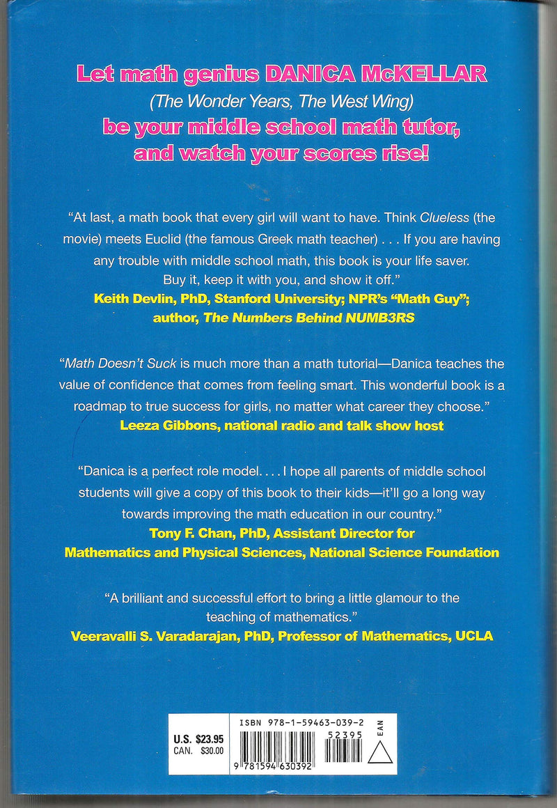 Math Doesn'T Suck: How To Survive Middleschool Math Without Losing Your Mind Or Breaking A Nail