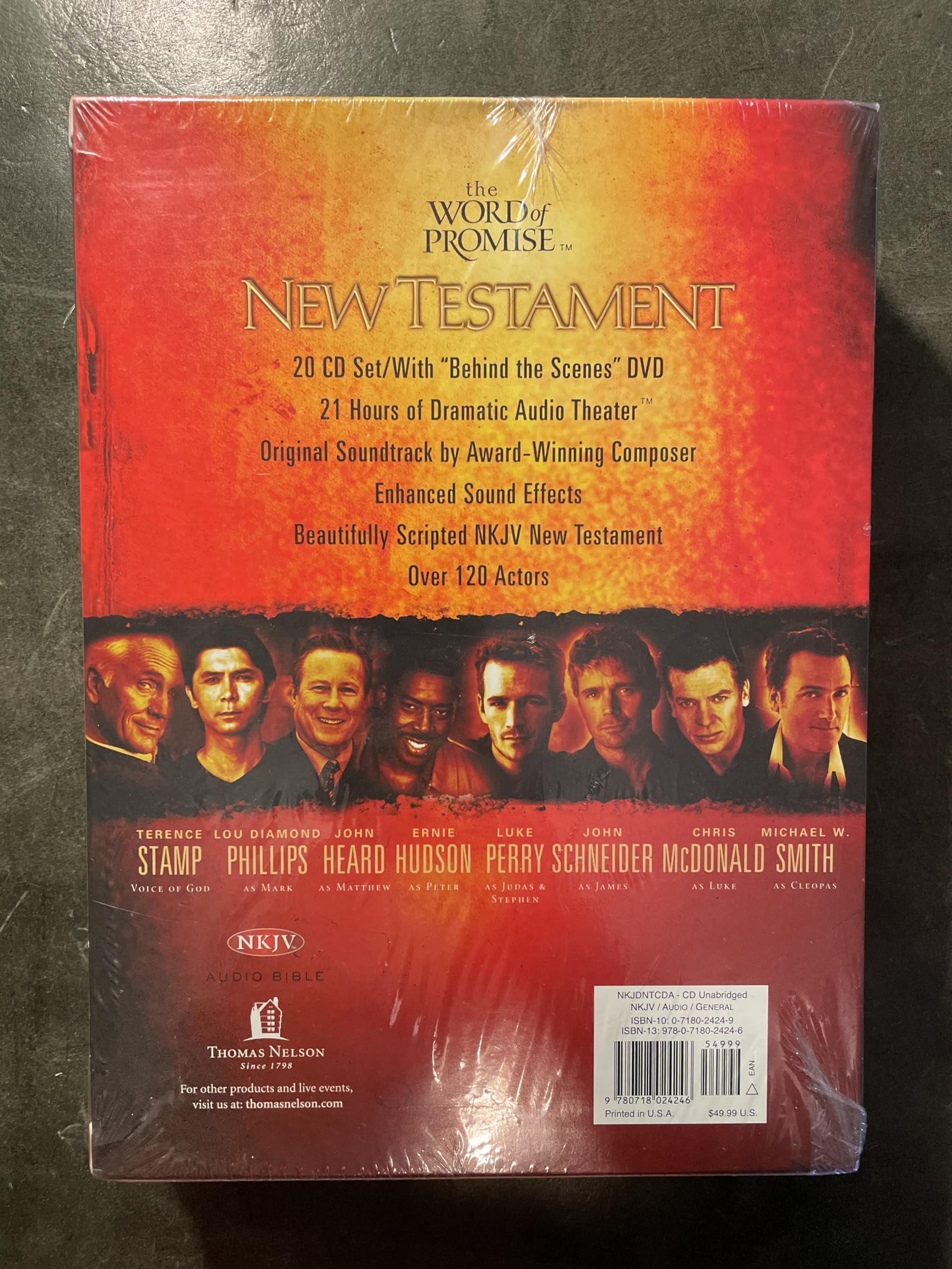 The Word of Promise: New Testament Audio Bible,New