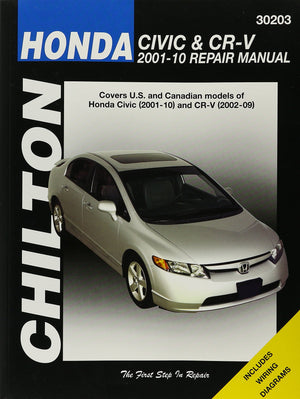 Honda Civic 20012010 & CRV 20022009 (Chilton's Total Car Care Repair Manual),New