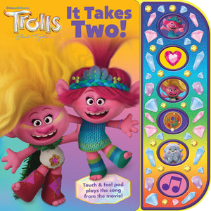 DreamWorks Trolls Band Together  It Takes Two! 6Button Interactive Sparkle Sound Book  PI Kids,New