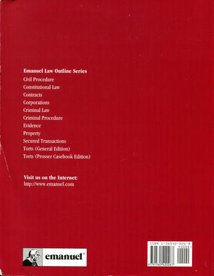Corporations (The Emanuel Law Outlines Series),Used