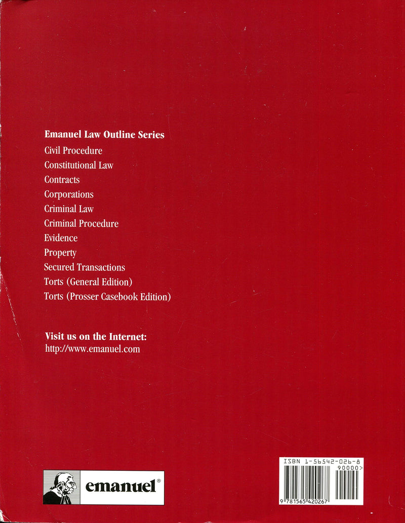 Corporations (The Emanuel Law Outlines Series),Used