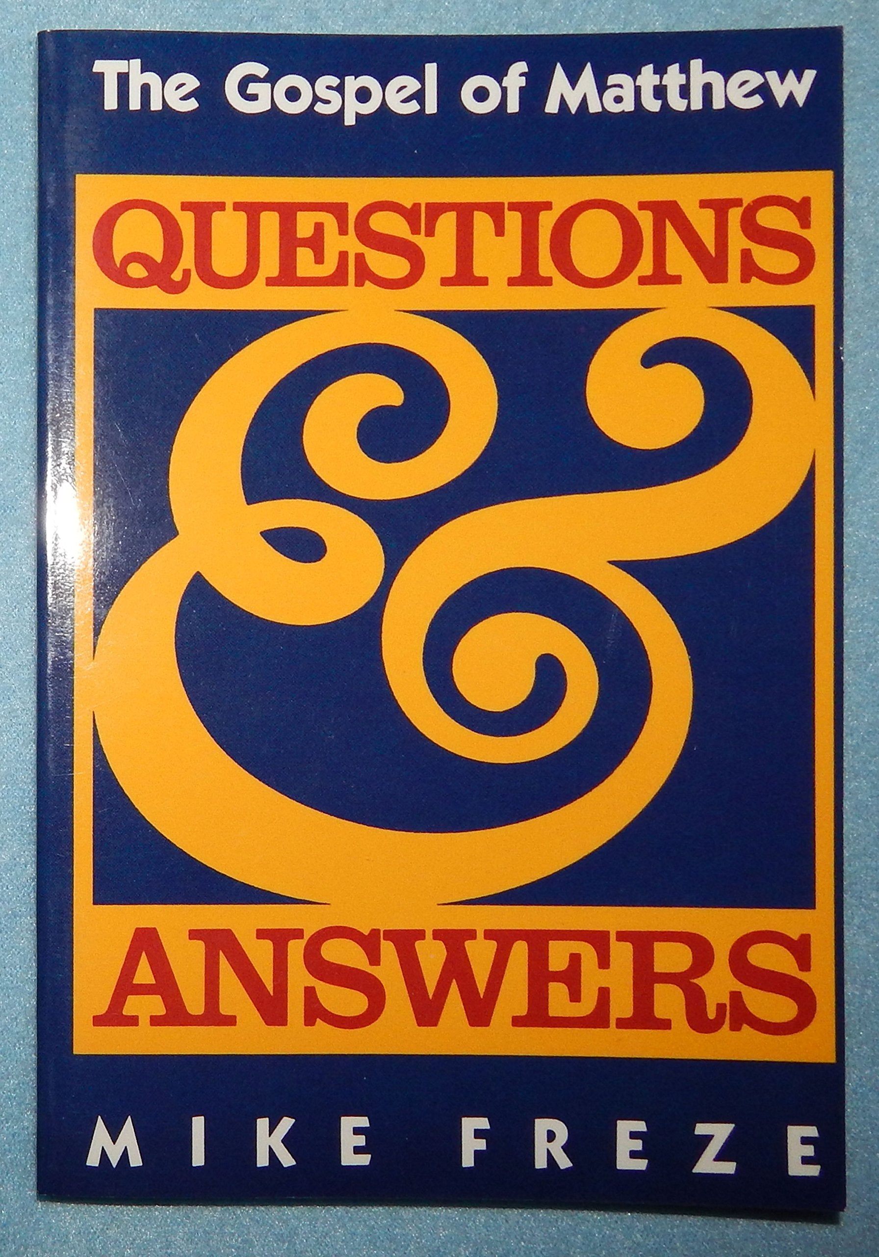 Questions and Answers: The Gospel of Matthew,Used