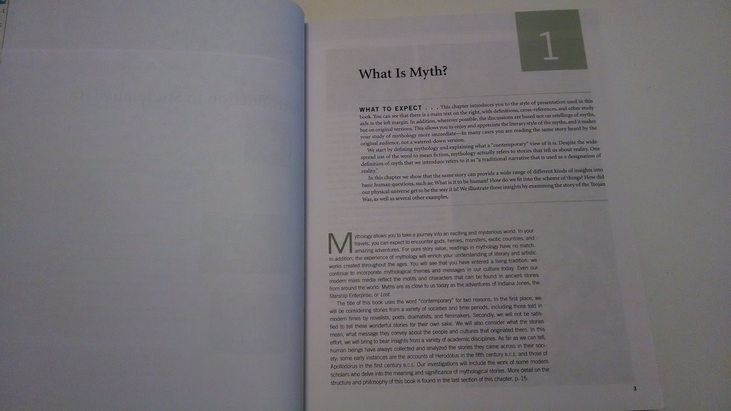 Introduction to Mythology: Contemporary Approaches to Classical and World Myths,Used