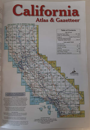 California Atlas & Gazetteer (Delorme Atlas & Gazetteer),New
