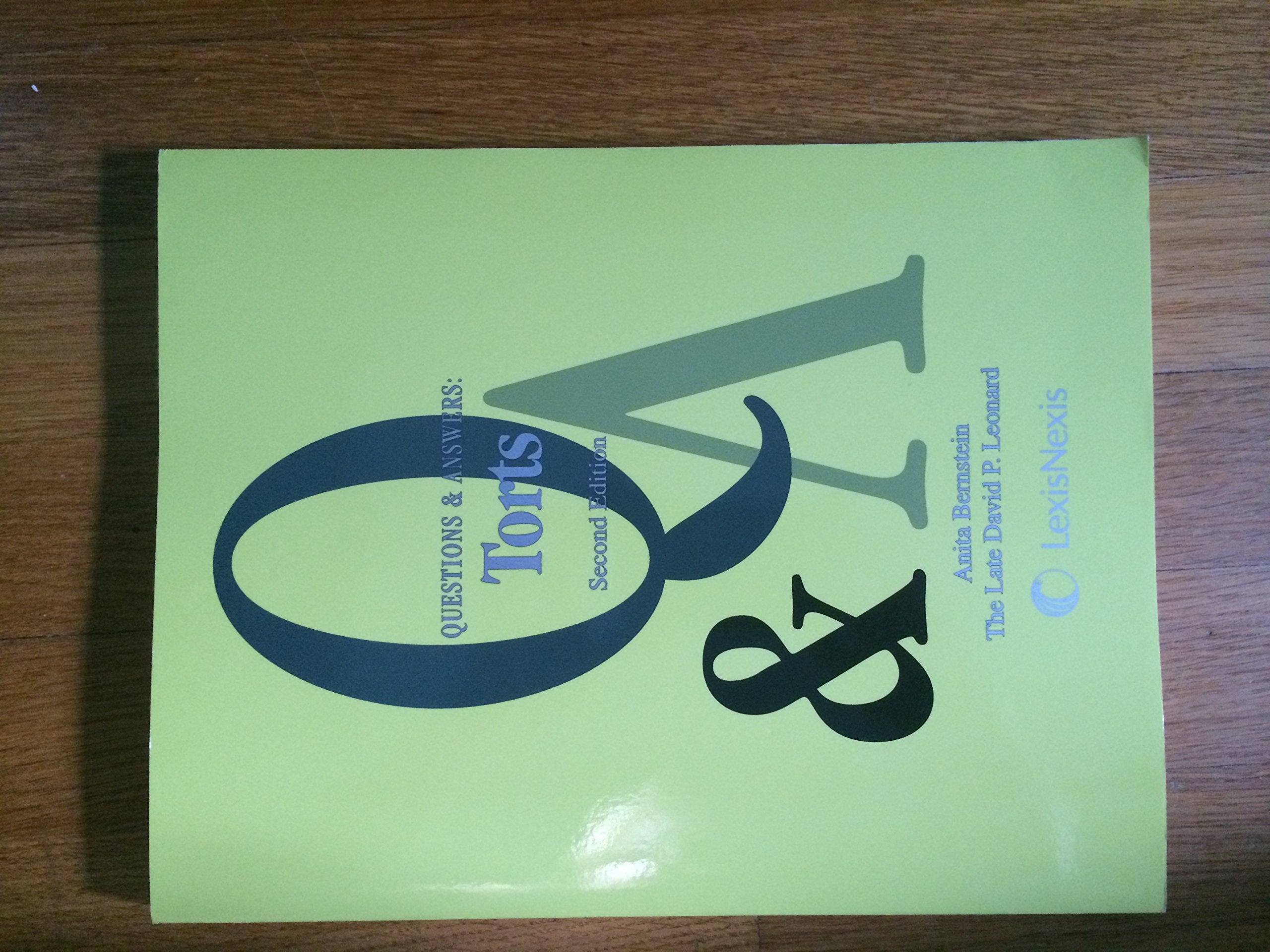 Questions & Answers: Torts,Used