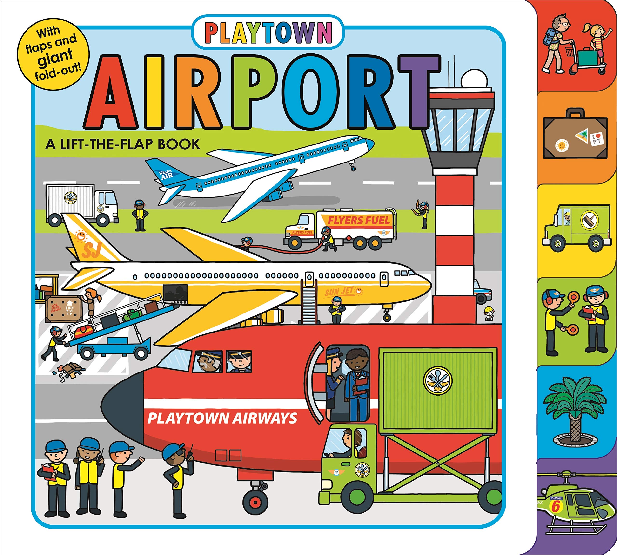 Playtown: Airport (revised edition): A LifttheFlap book,New