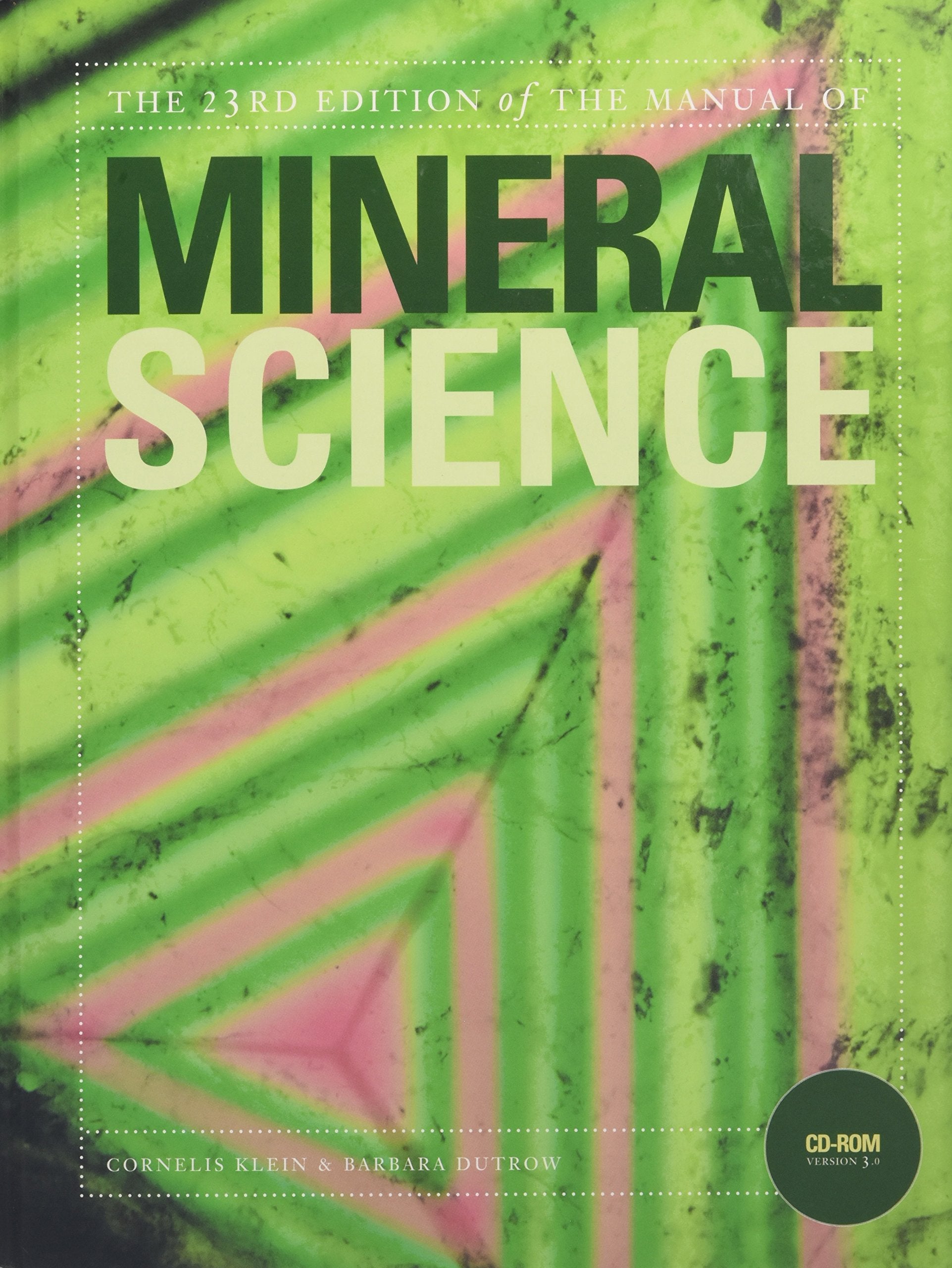 Manual of Mineral Science,Used