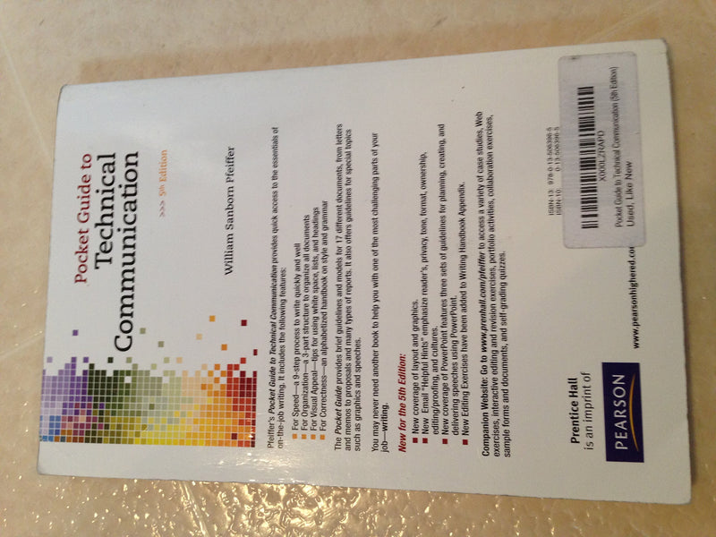 Pocket Guide to Technical Communication,Used
