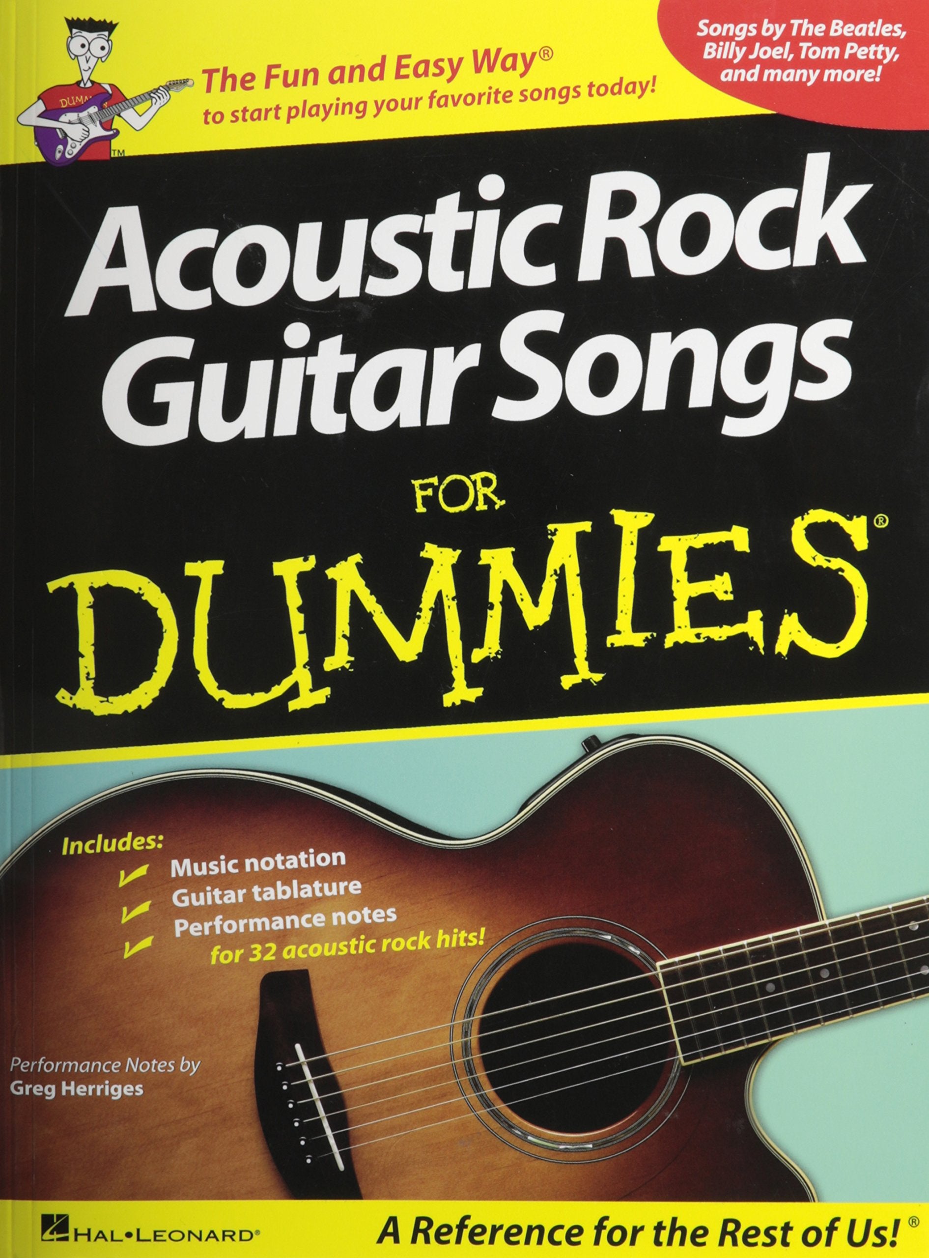 Acoustic Rock Guitar Songs for Dummies,New