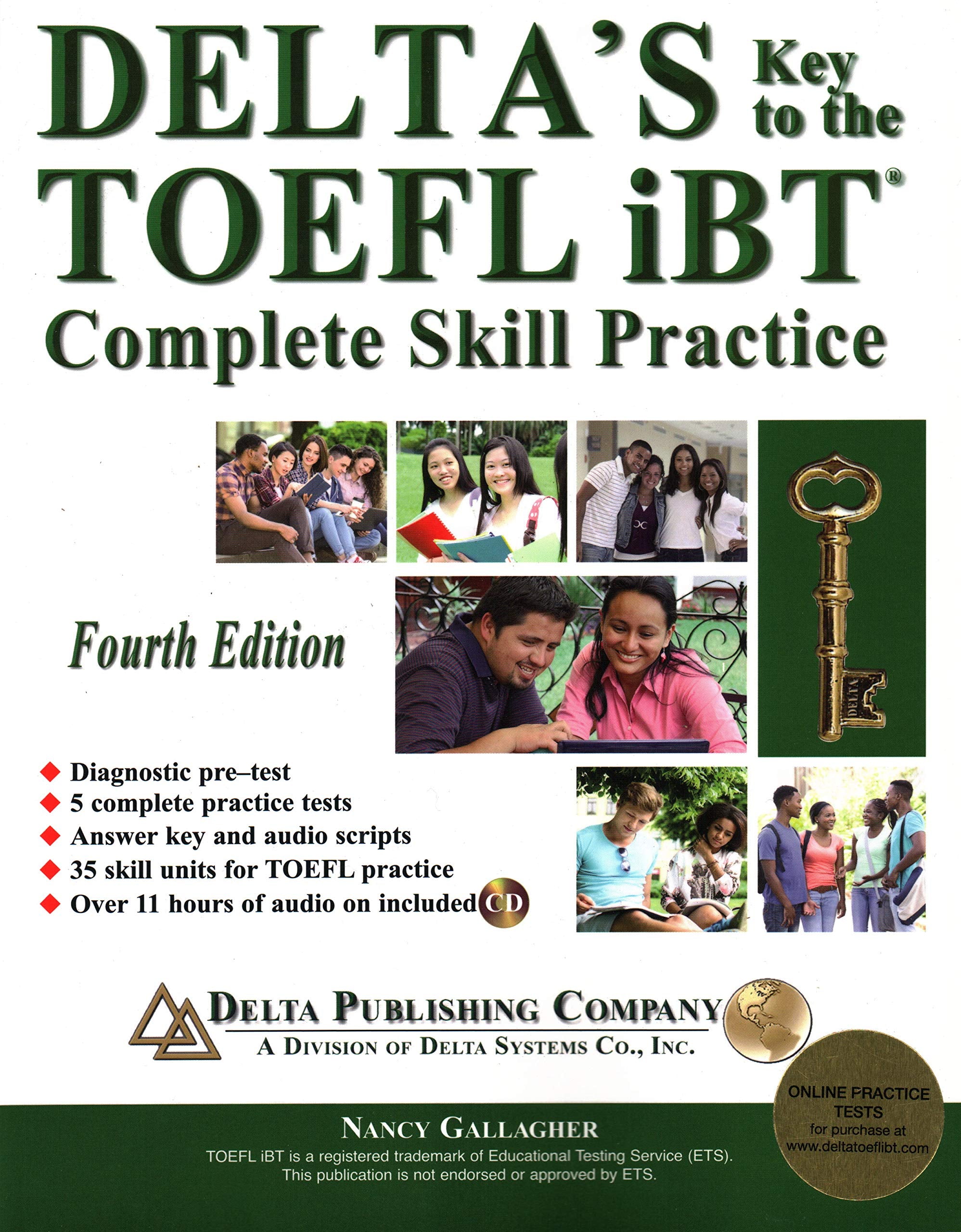 Delta's Key to the TOEFL iBT: Complete Skill Practice,Used