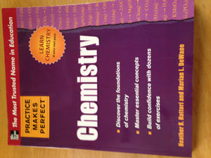 Practice Makes Perfect Chemistry (Practice Makes Perfect Series),Used