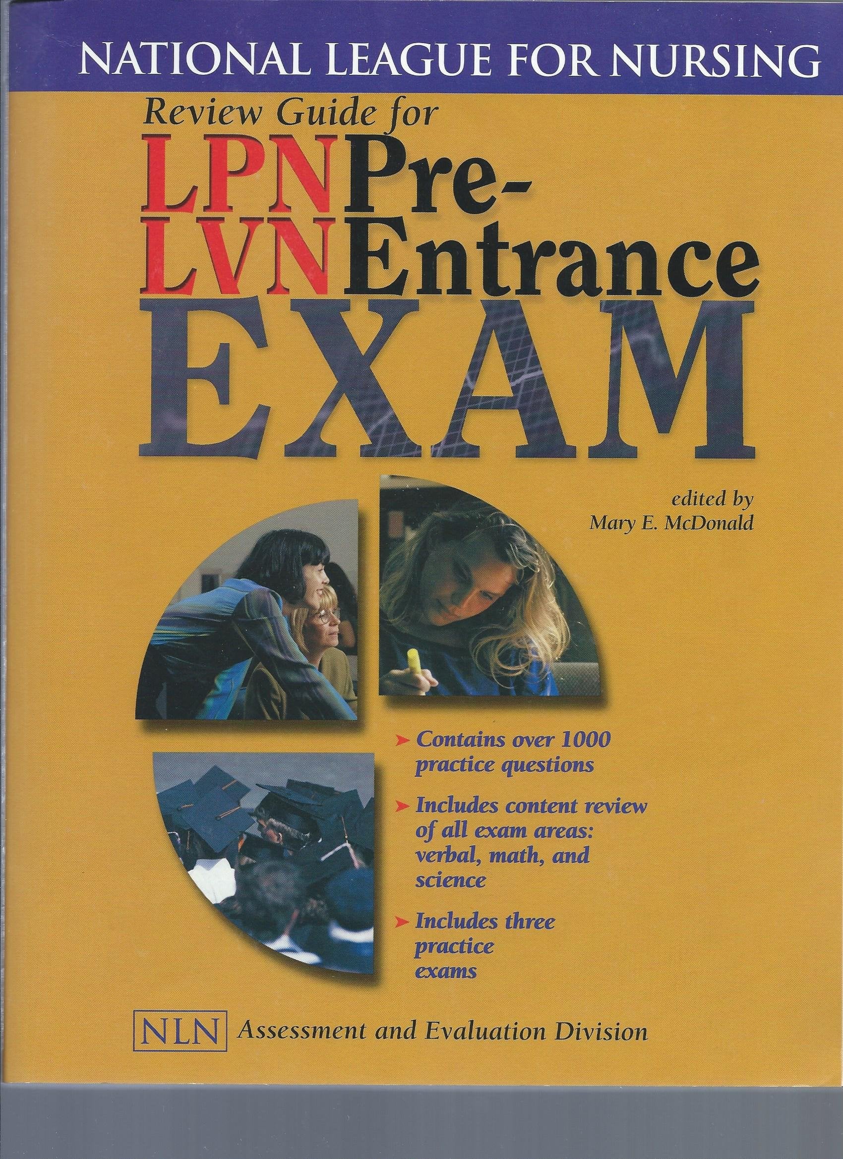 Review Guide for LPN/LVN PreEntrance Exam: National League for Nursing,Used