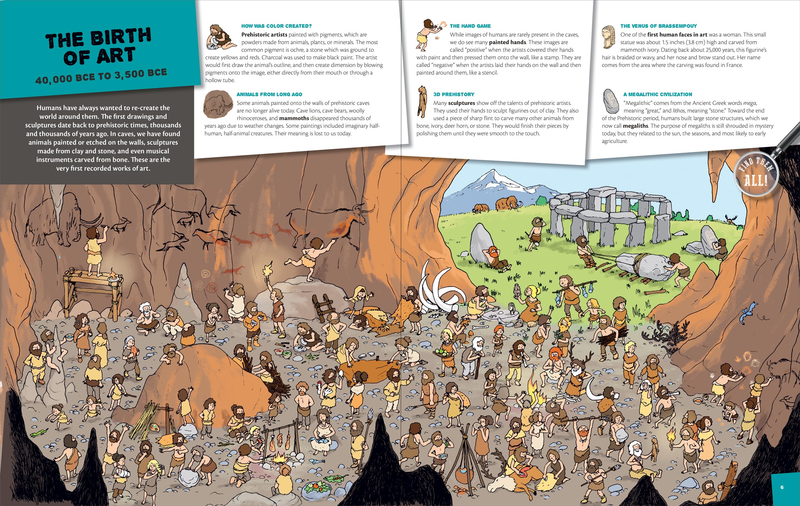 Seek & Find  Art Through the Ages,Used