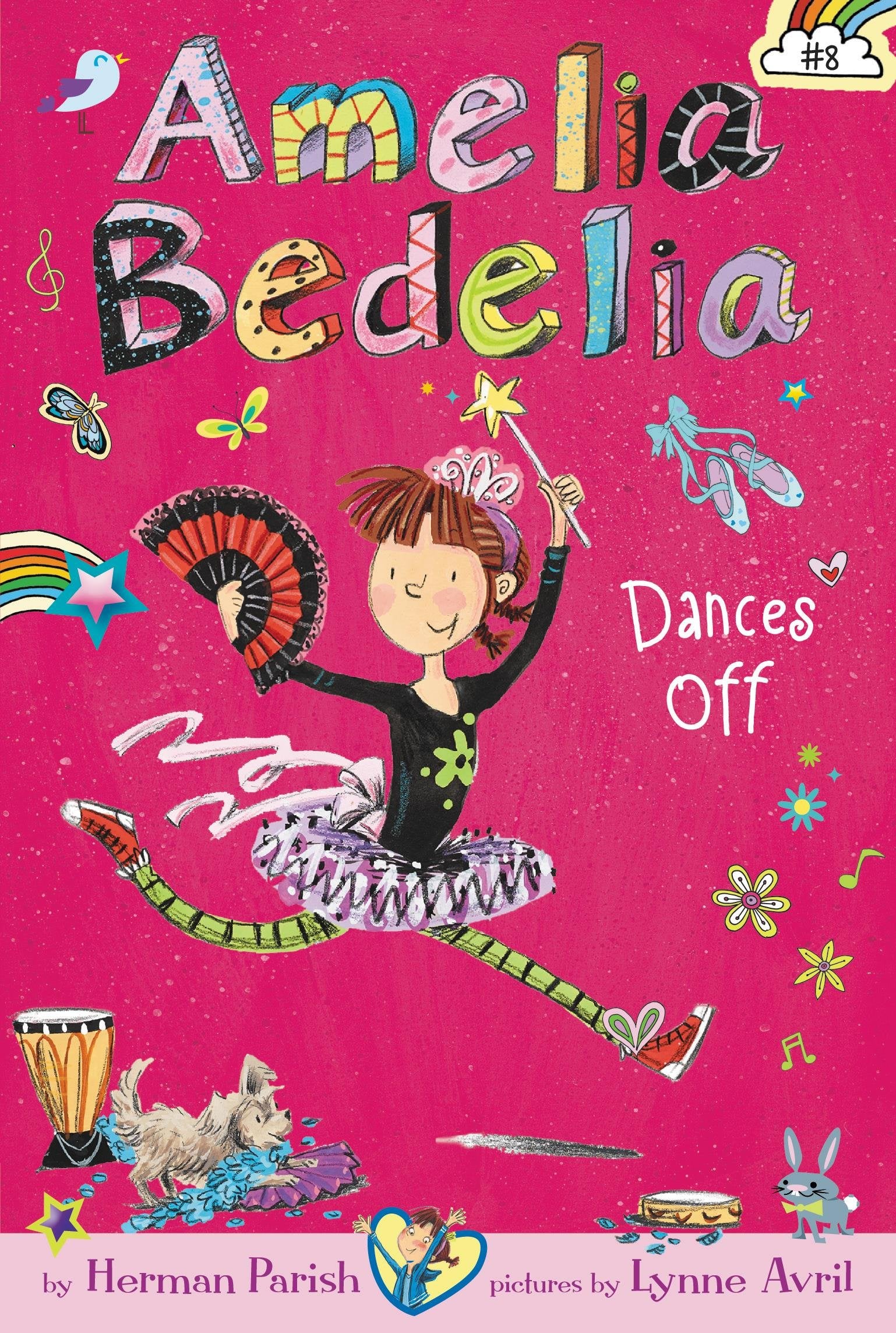Amelia Bedelia Chapter Book #8: Amelia Bedelia Dances Off,Used