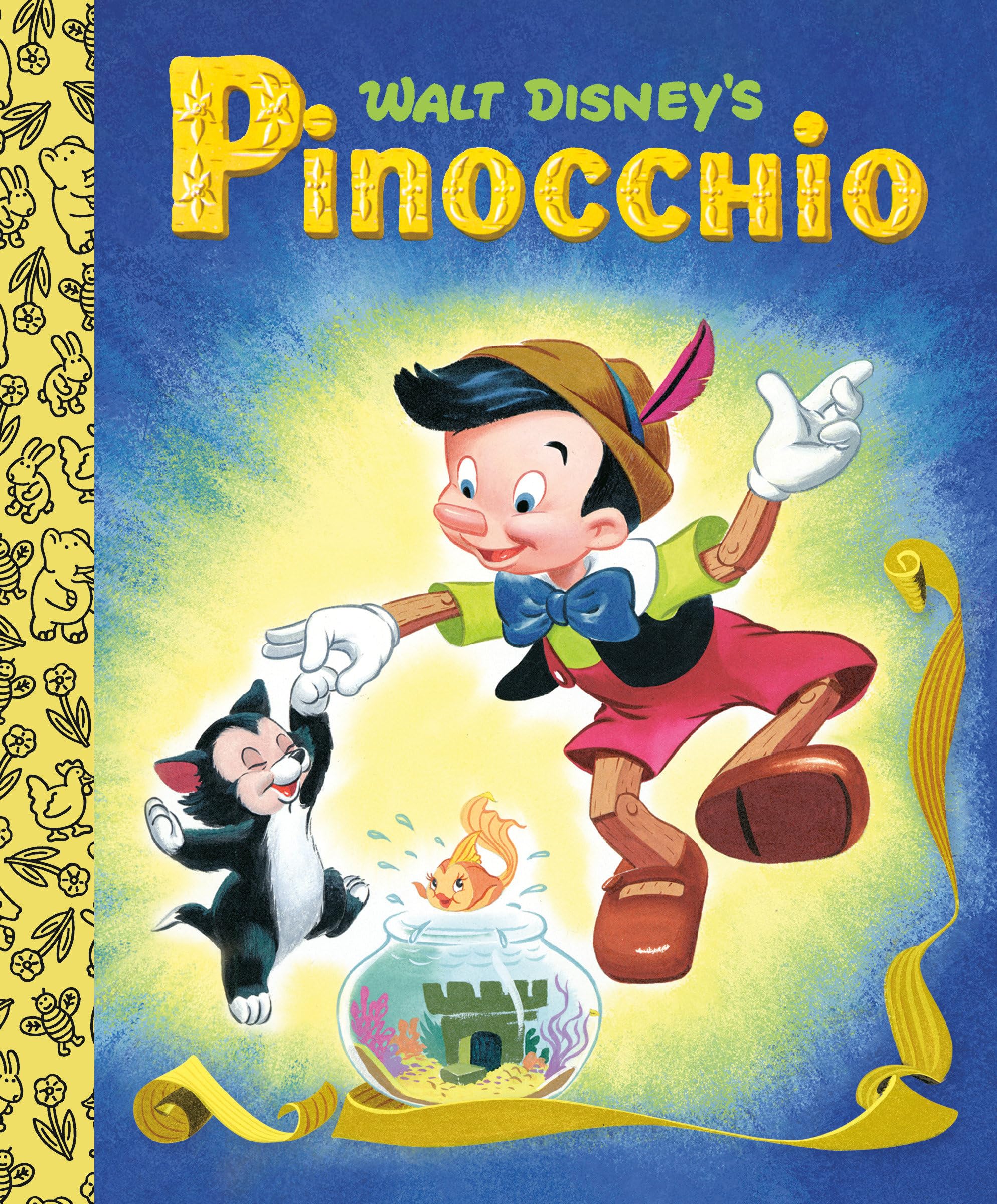 Walt Disney's Pinocchio Little Golden Board Book (Disney Classic) (Little Golden Book),Used