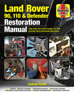 Land Rover 90, 110 And Defender Restoration Manual: The Stepbystep Guide To The Entire Restoration Process (Haynes Restoration,New