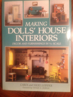 Making Dolls' House Interiors: Decor And Furnishings In 1/12 Scale,New