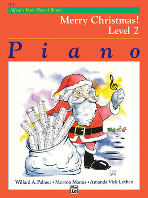 Alfred's Basic Piano Course: Merry Christmas! (Alfred's Basic Piano Library) Level 2,Used