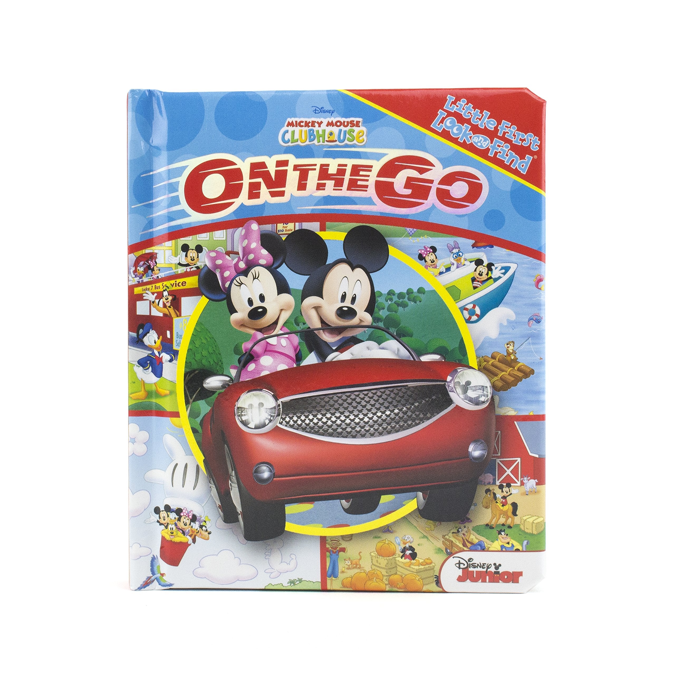 Mickey Mouse Clubhouse  On The Go  Little First Look And Find Activity Book  Pi Kids