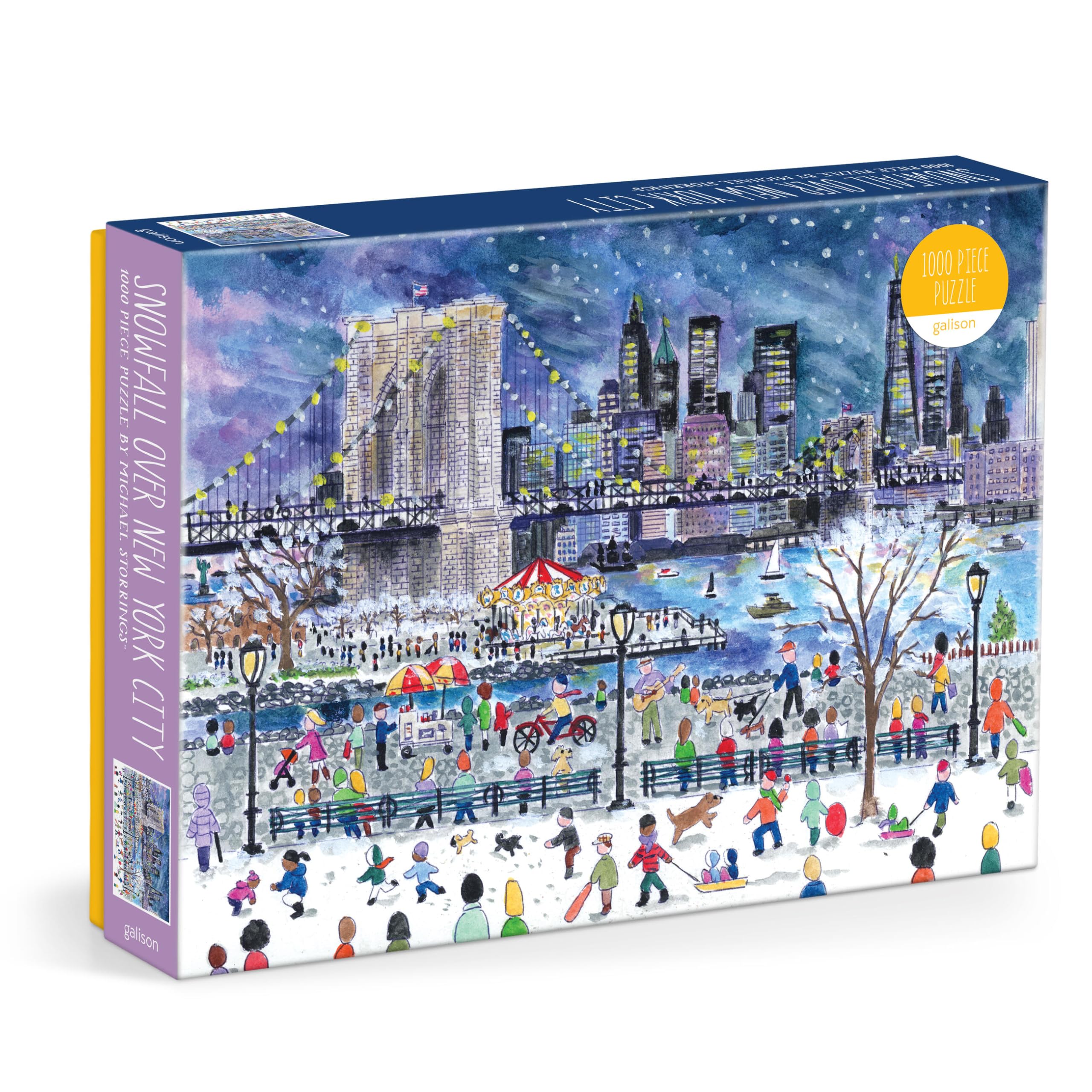 Snowfall Over Nyc 1000Pc Puzzle