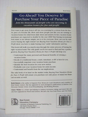 Buying Your Vacation Home for Fun & Profit,Used