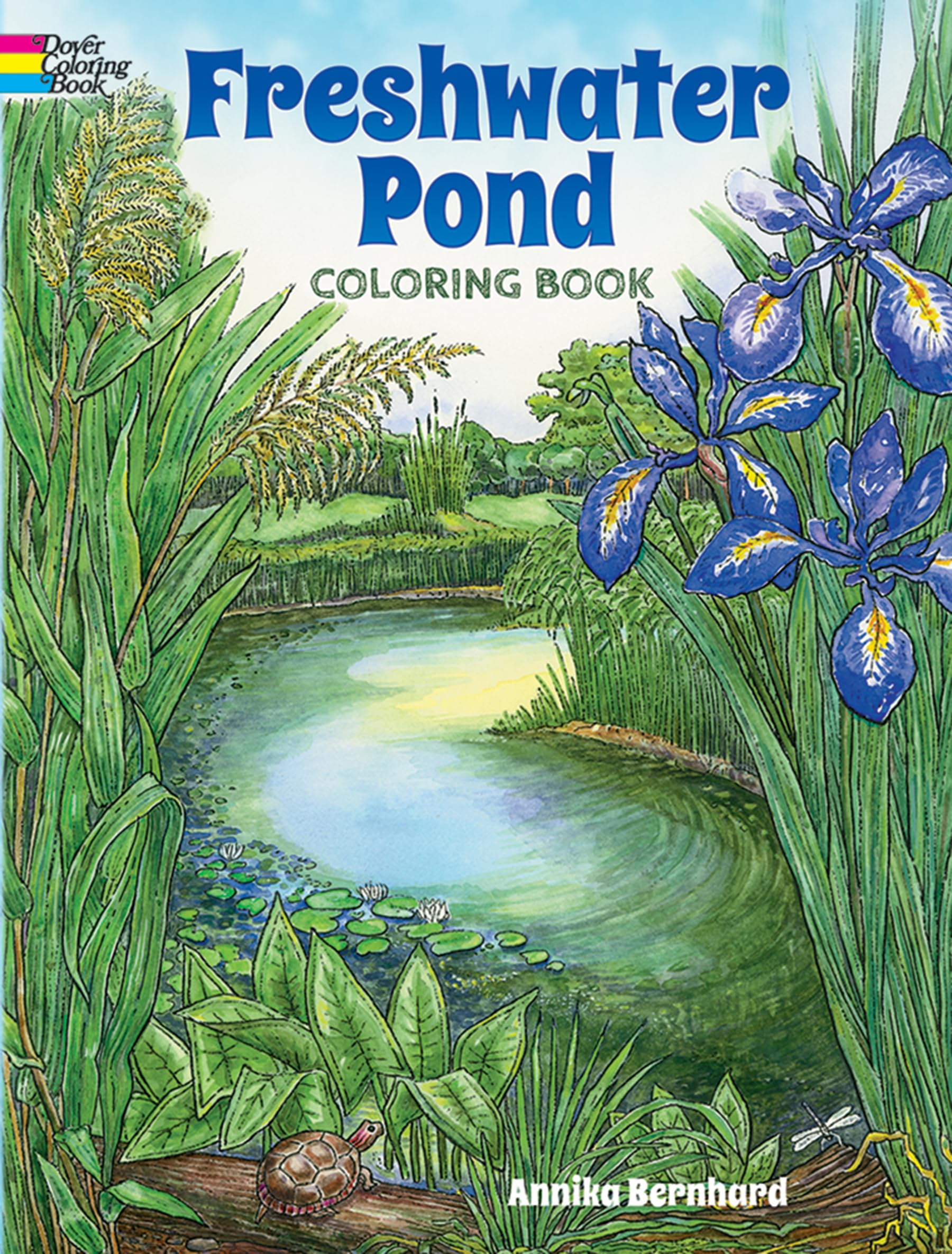 Freshwater Pond Coloring Book (Dover Nature Coloring Book),Used