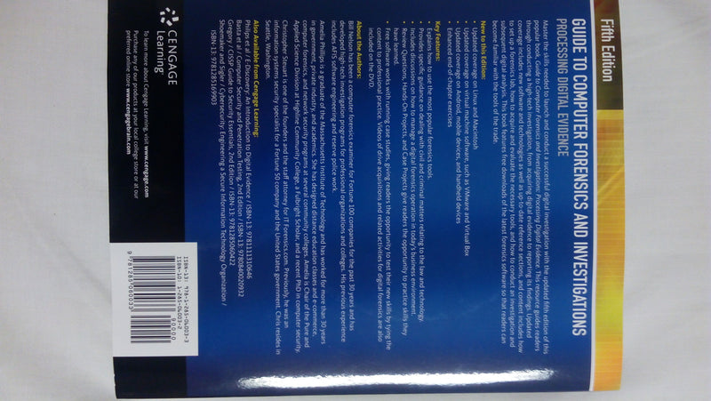 Guide to Computer Forensics and Investigations (with DVD),Used