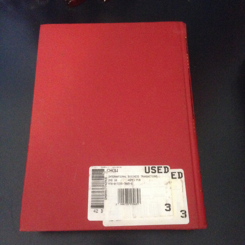 International Business Transactions: Problems, Cases, and Materials,Used
