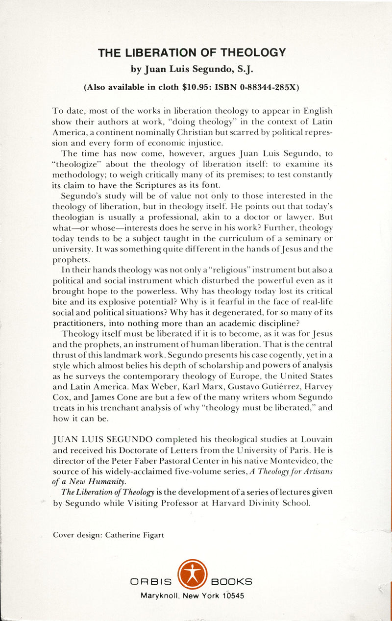 The Liberation of Theology,New