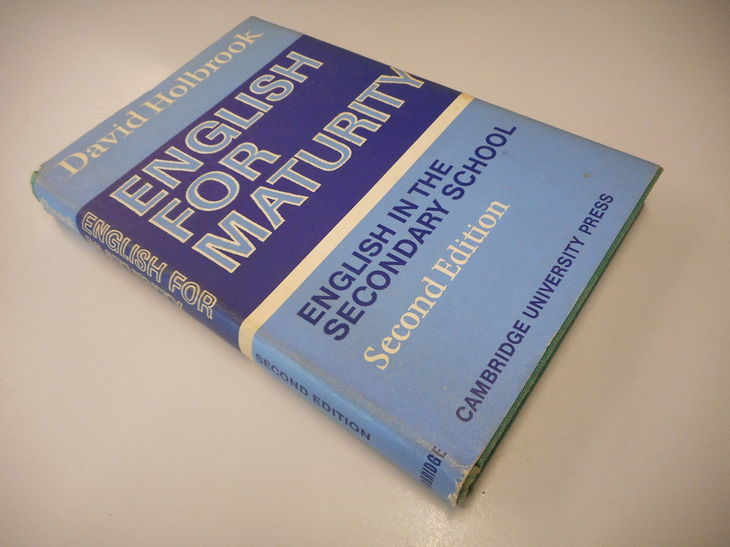 English for Maturity: English in the Secondary School,Used
