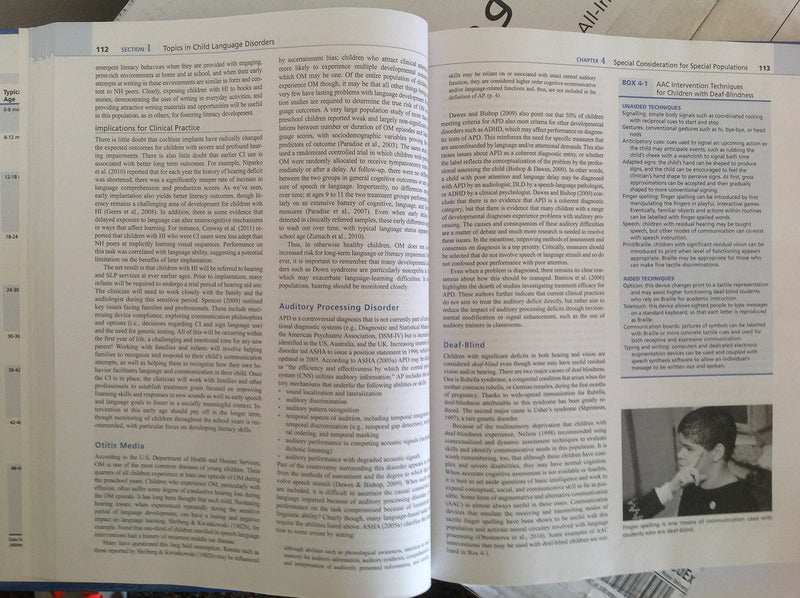 Language Disorders from Infancy through Adolescence: Listening, Speaking, Reading, Writing, and Communicating,Used