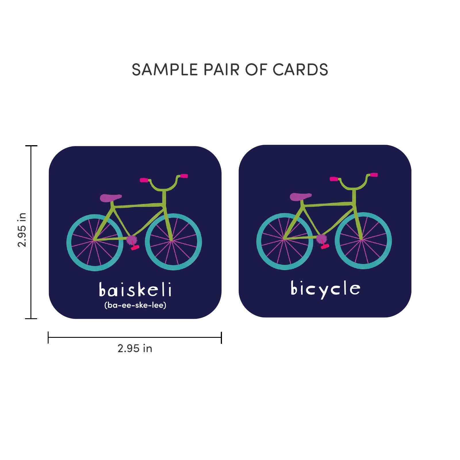 Minilingo, Swahili/English Flashcards