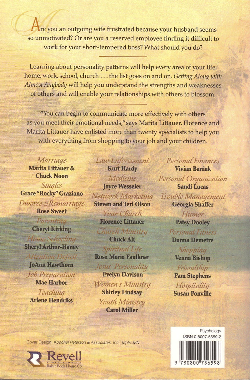 Getting Along With Almost Anybody: The Complete Personality Book,Used