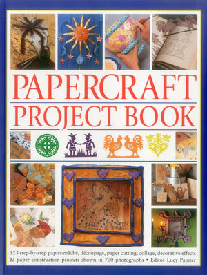 Papercraft Project Book: 125 StepByStep PapierMache, Decoupage, Paper Cutting, Collage, Decorative Effects & Paper Constructi,Used
