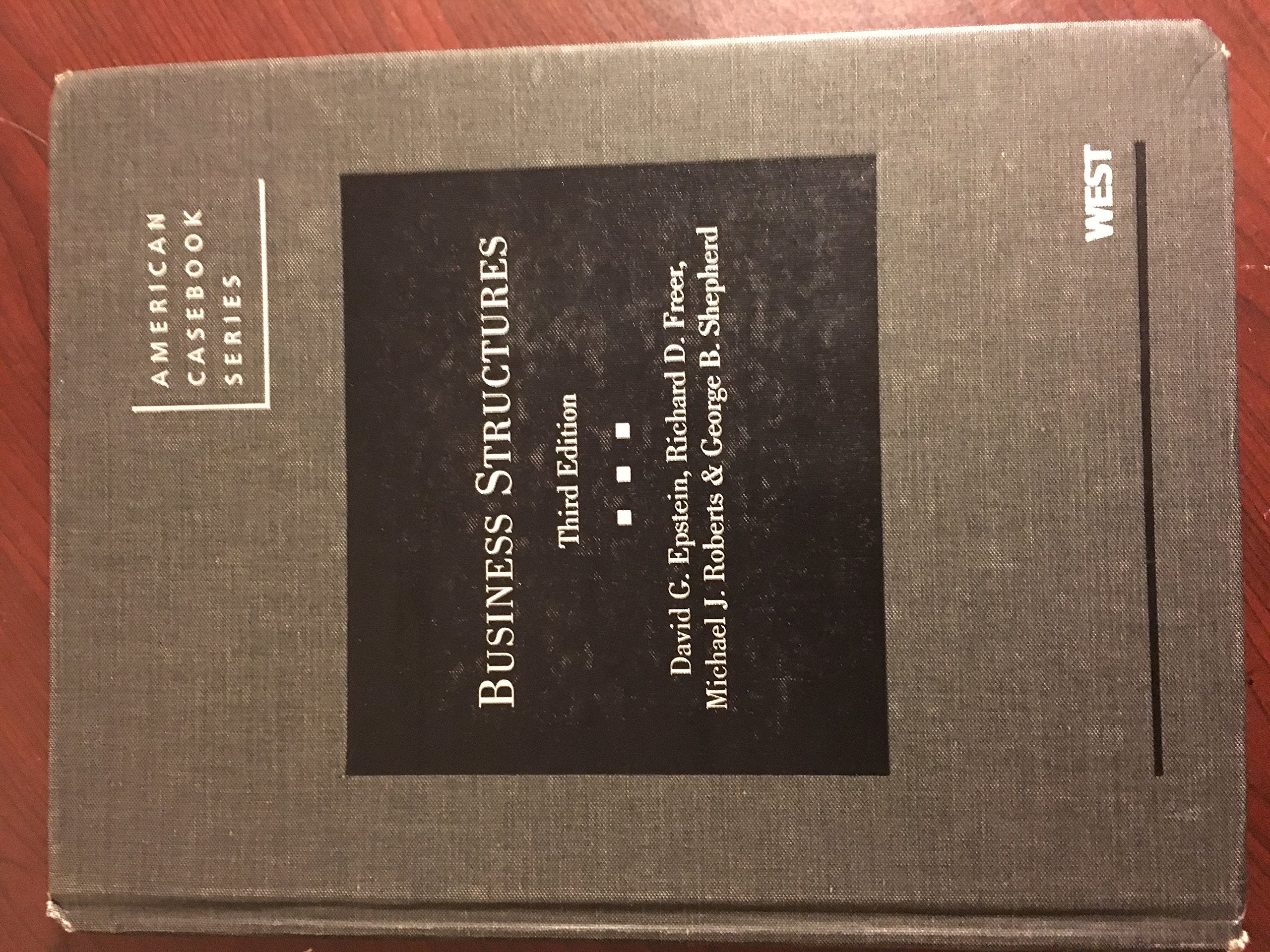 Business Structures (American Casebook Series),Used