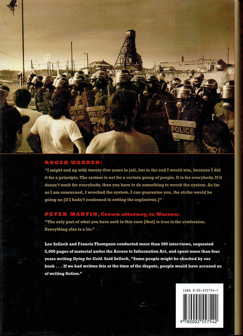 Dying For Gold: The True Story Of The Giant Mine Murders,Used
