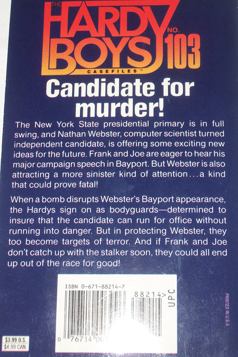 Campaign of Crime (The Hardy Boys Casefiles #103),Used