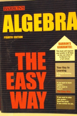 Algebra the Easy Way (Barron's Easy Series),Used