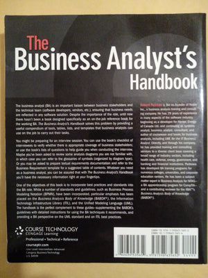 The Business Analyst's Handbook,New