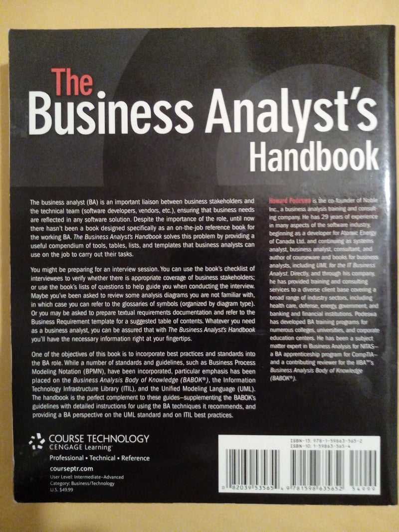 The Business Analyst's Handbook,New