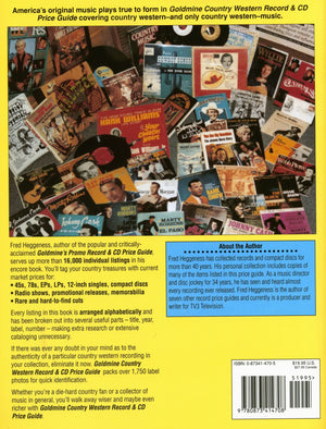 Goldmine's Country Western Record and Cd Price Guide,Used