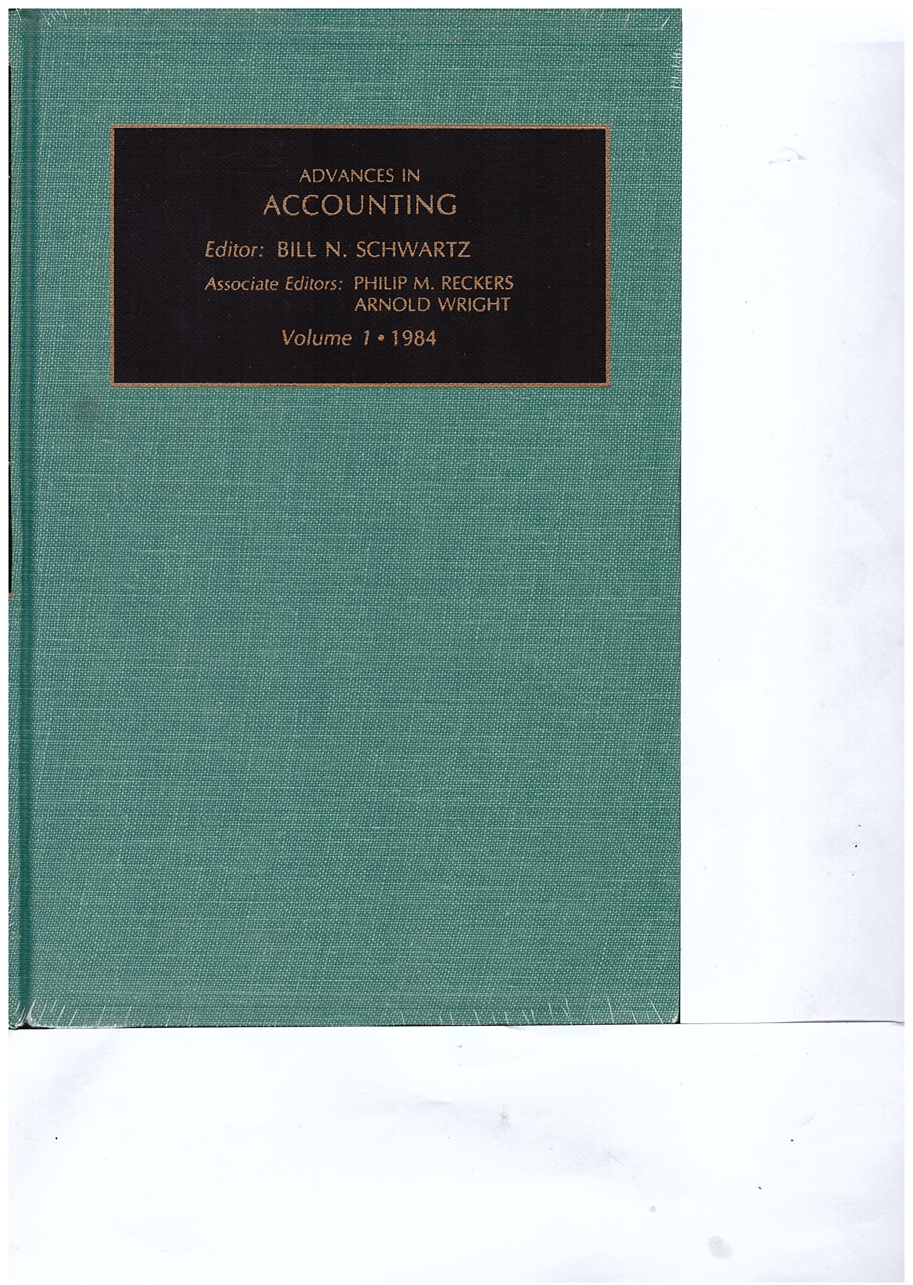 Advances in Accounting: A Research Annual,Used