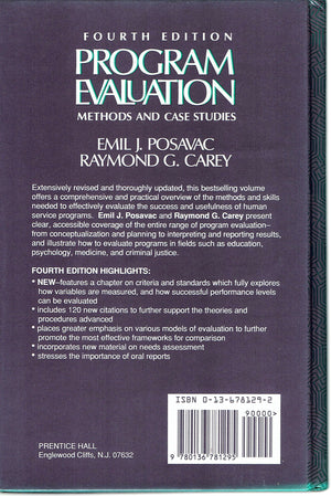 Program Evaluation: Methods and Case Studies,Used