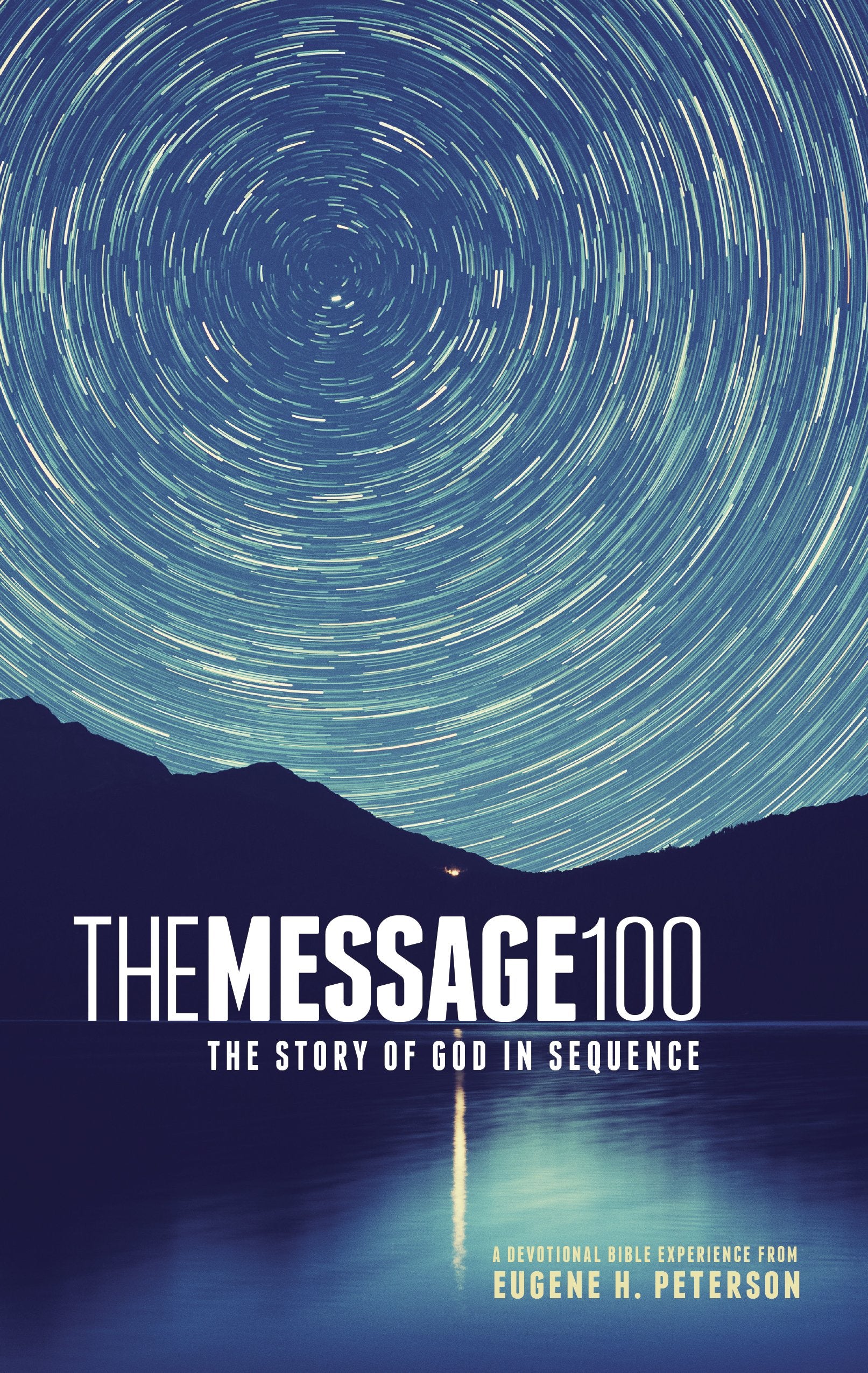 The Message 100 Devotional Bible (Hardcover, Starry Night): The Story Of God In Sequence