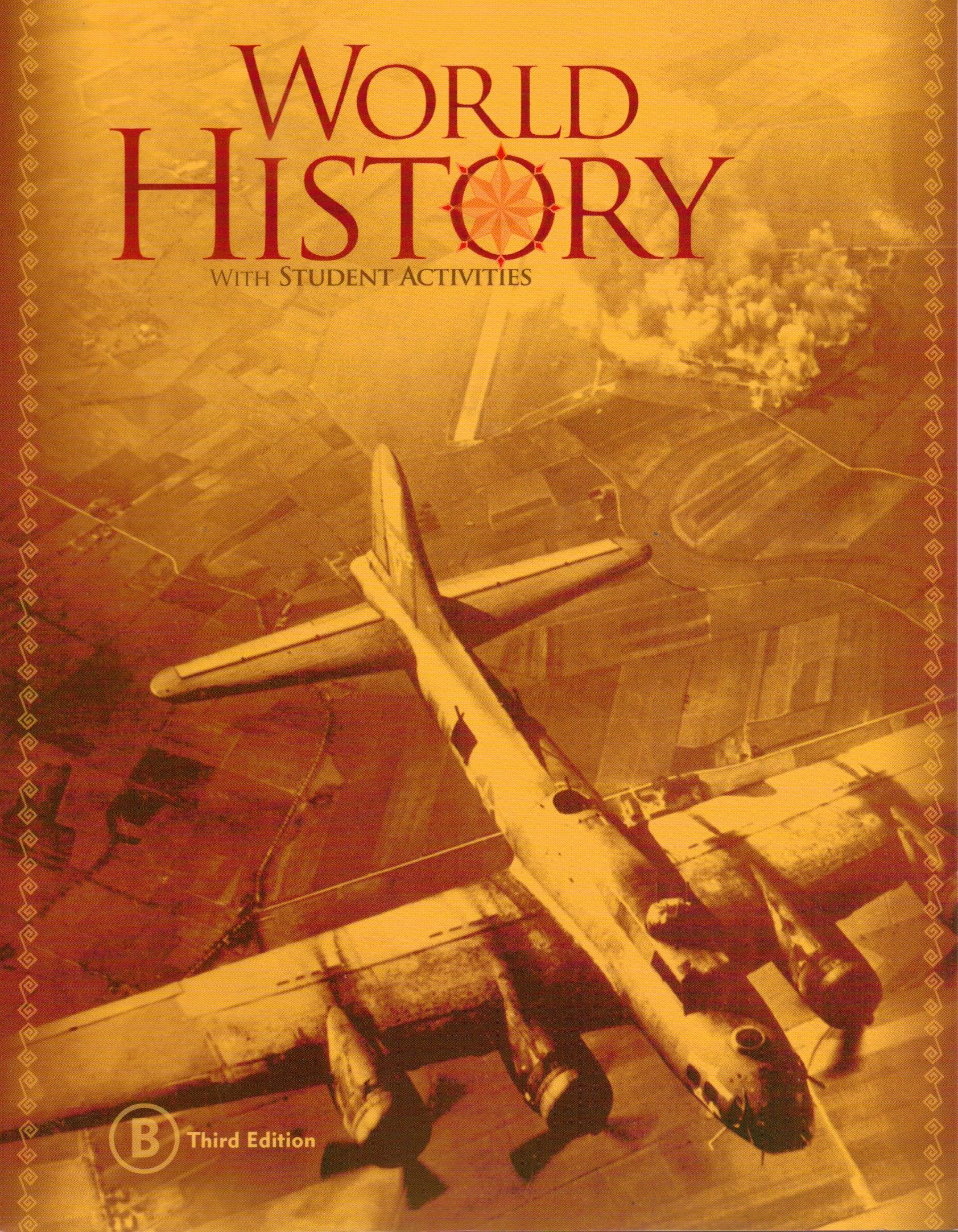 World History with Student Activities: Grade 10 (Books A & B, 2 Vol. Set),Used