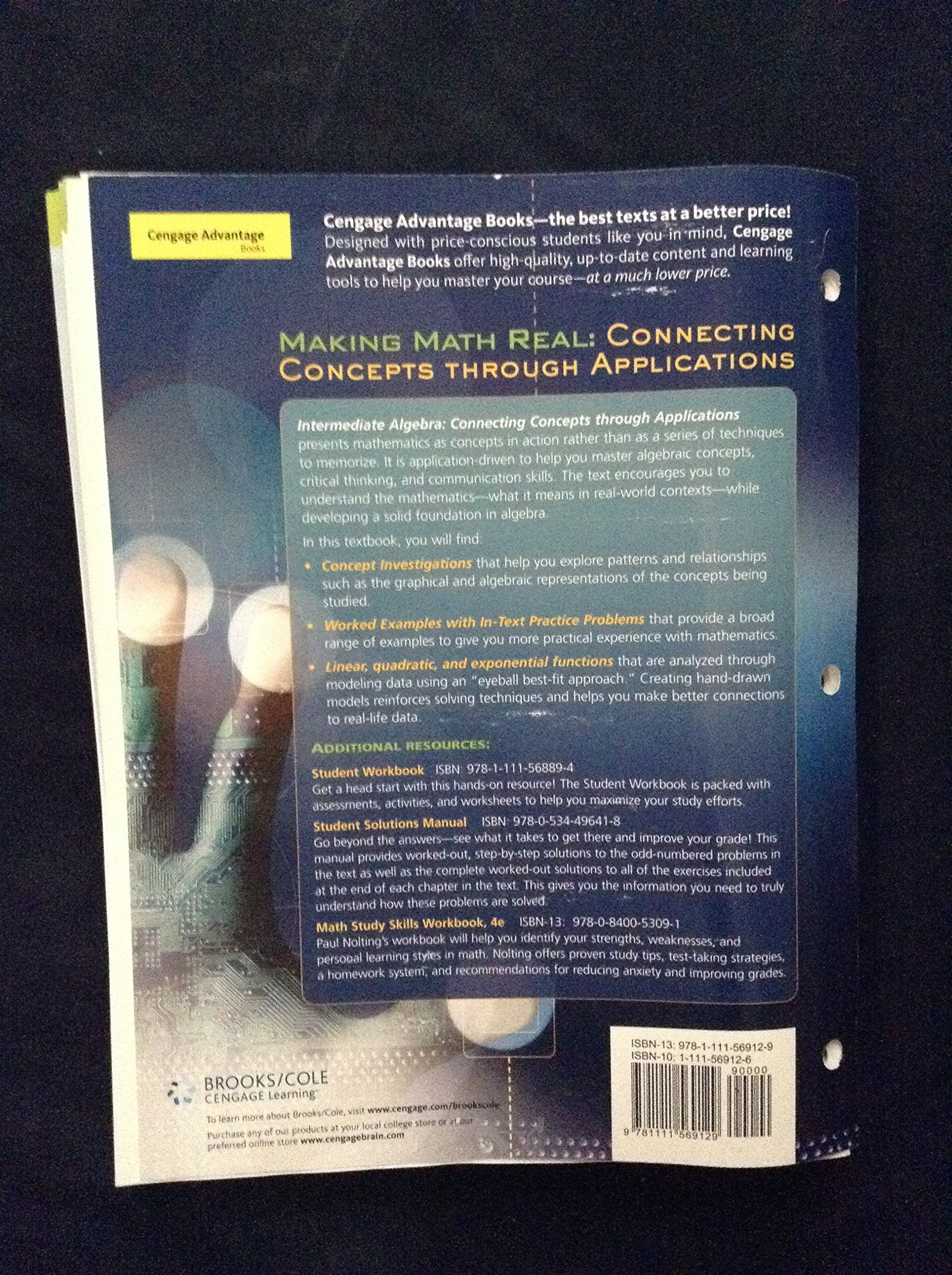 Intermediate Algebra: Connecting Concepts through Applications (Available Titles CengageNOW),Used