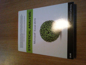 Statistical Analysis: Microsoft Excel 2010,New