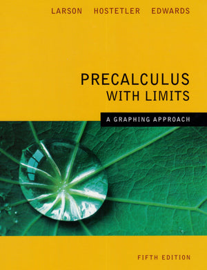 Precalculus With Limits A Graphing Approach 5th Edition,New