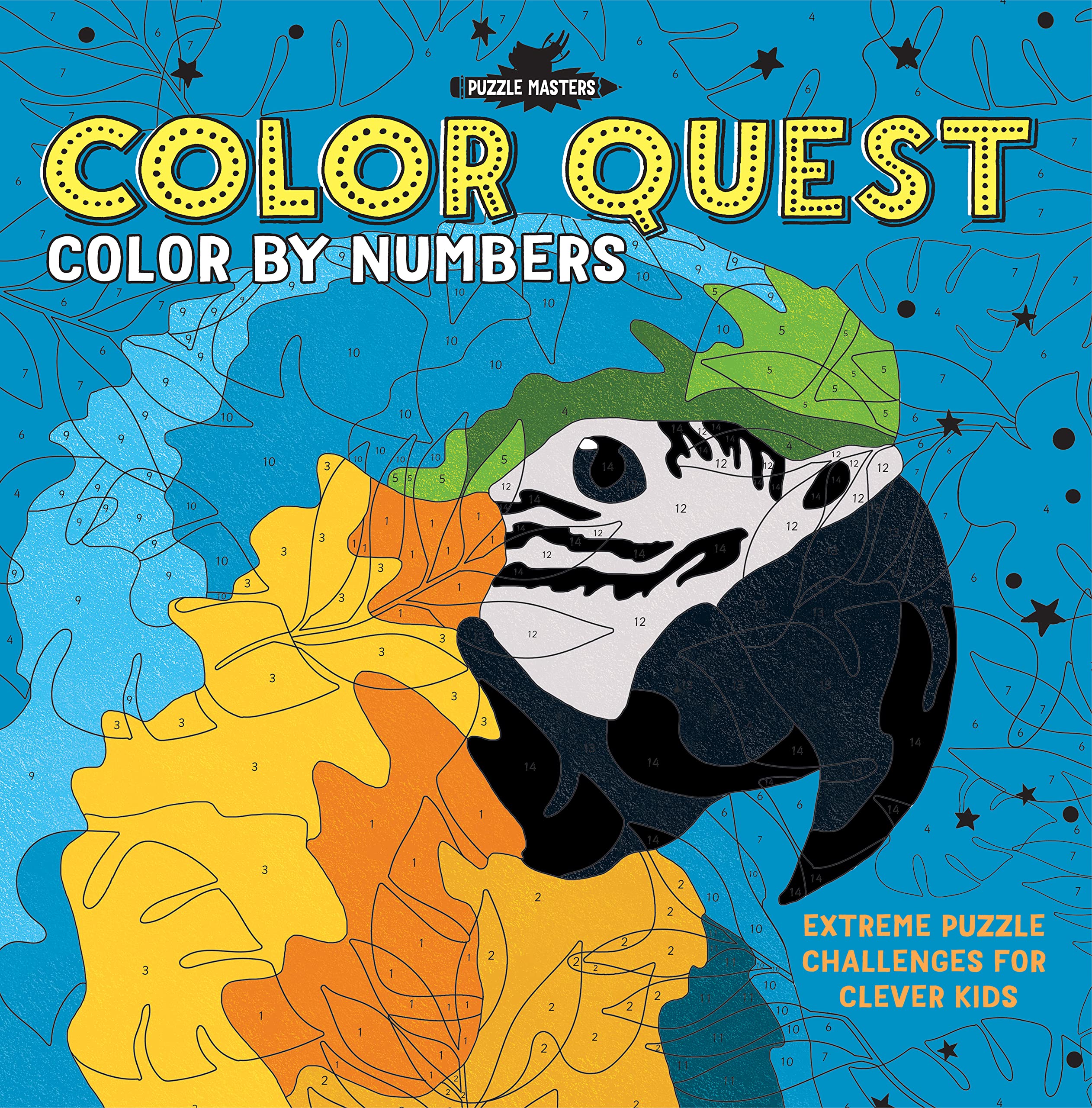 Color Quest: Color By Numbers: Extreme Puzzle Challenges for Clever Kids (Puzzle Masters),Used